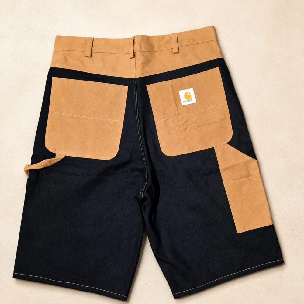Reworked Carhartt Canvas & Denim Shorts 🔥